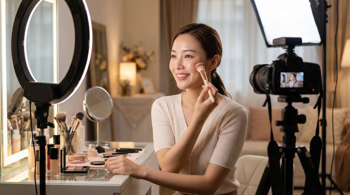 17c一起草美妆视频教程